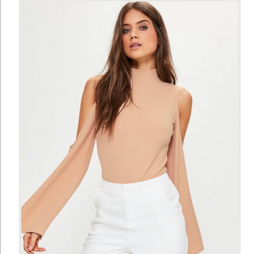 cold shoulder bodysuit